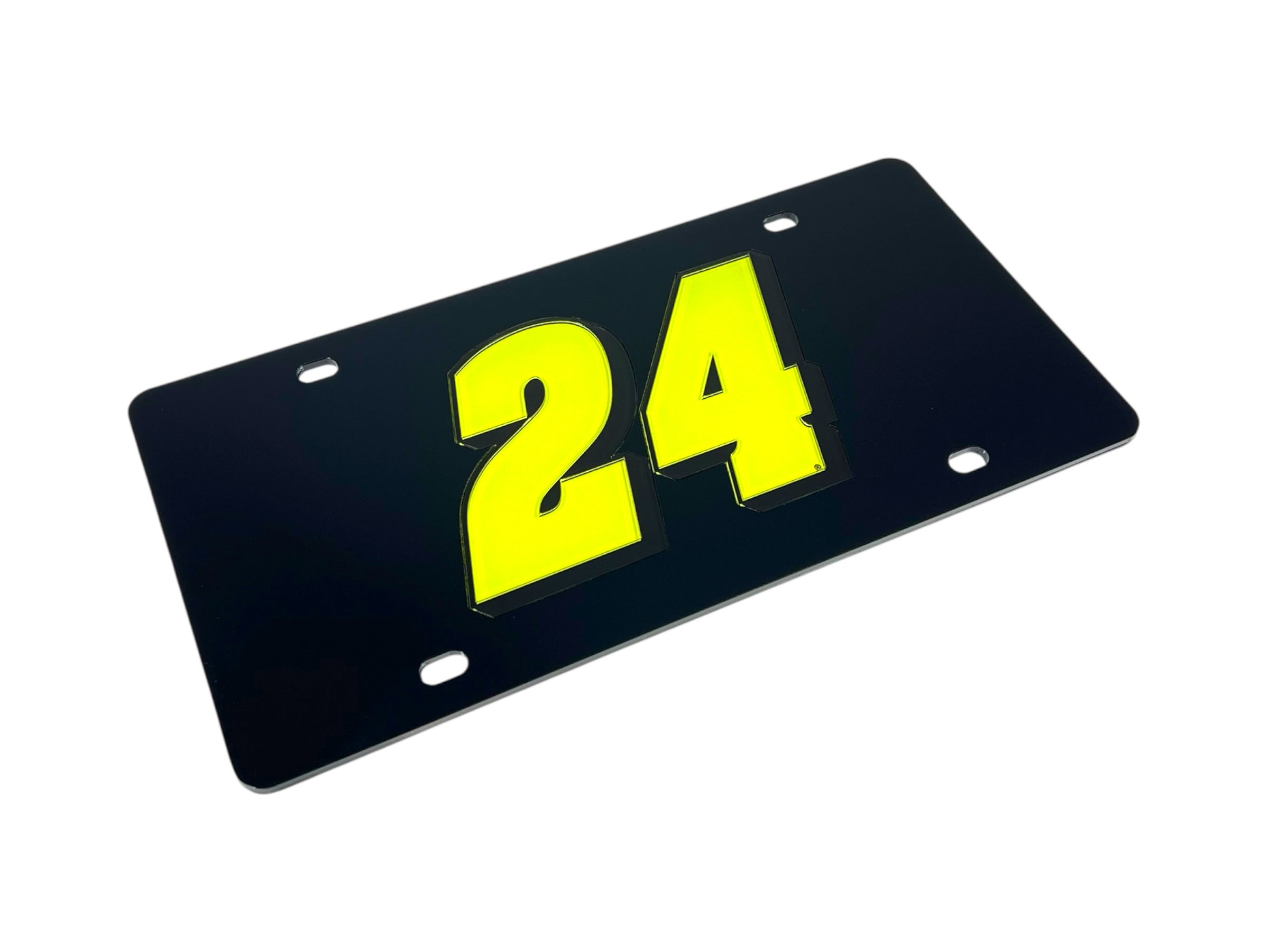 William Byron Raptor # Only Acrylic License Plate