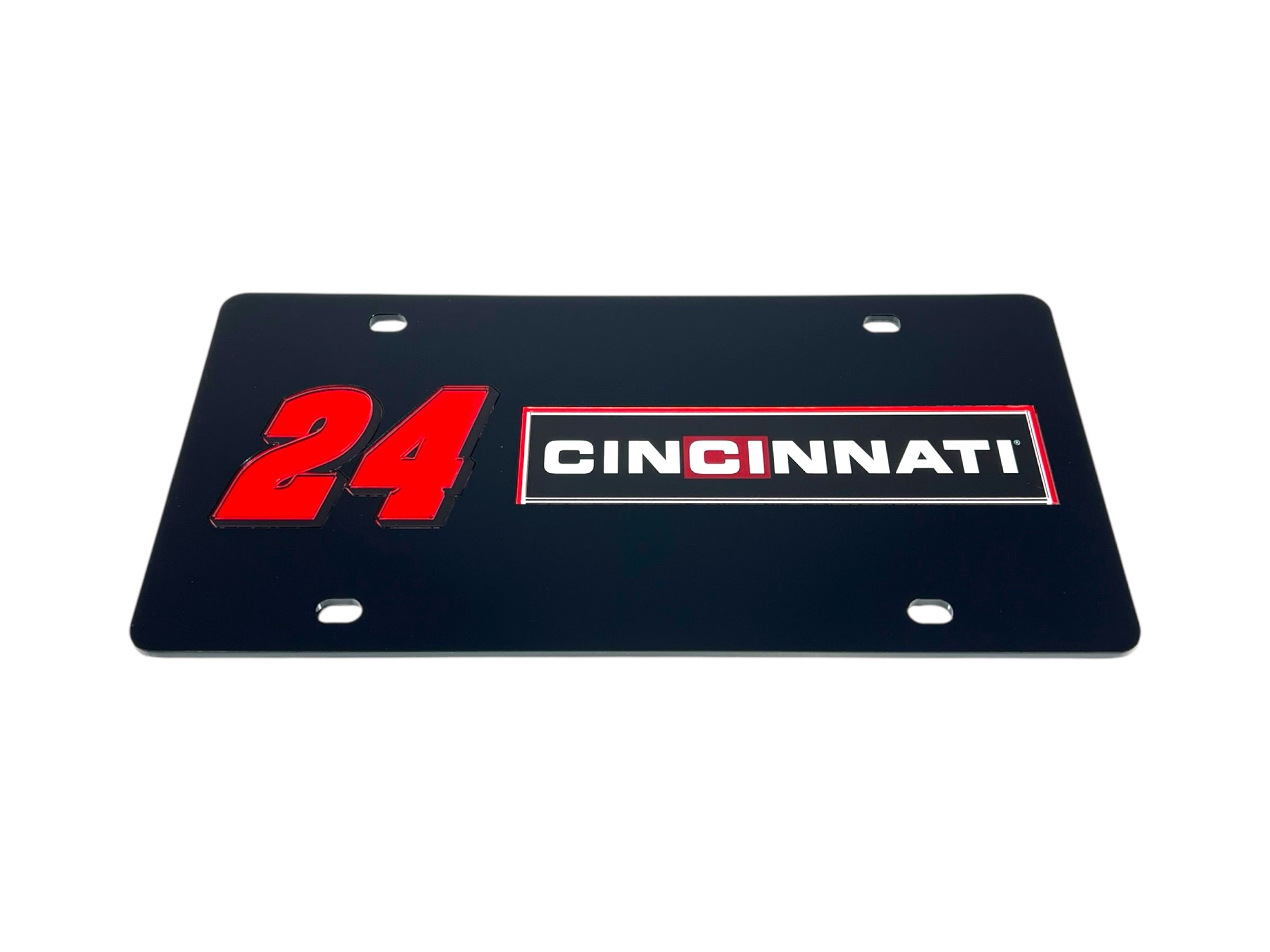William Byron Cincinnati # & Sponsor Acrylic License Plate