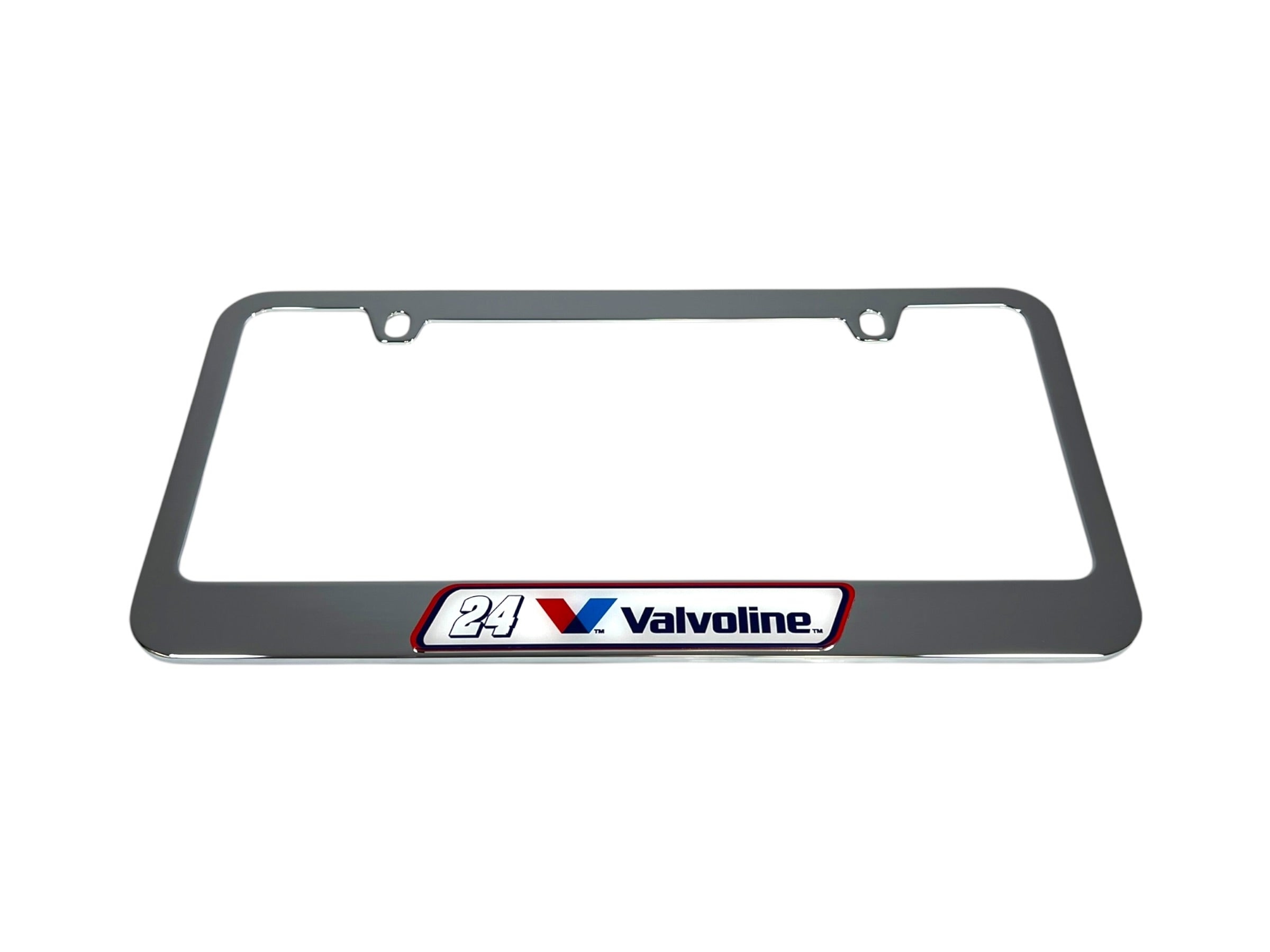 William Byron Valvoline # & Sponsor Chrome License Plate Frame