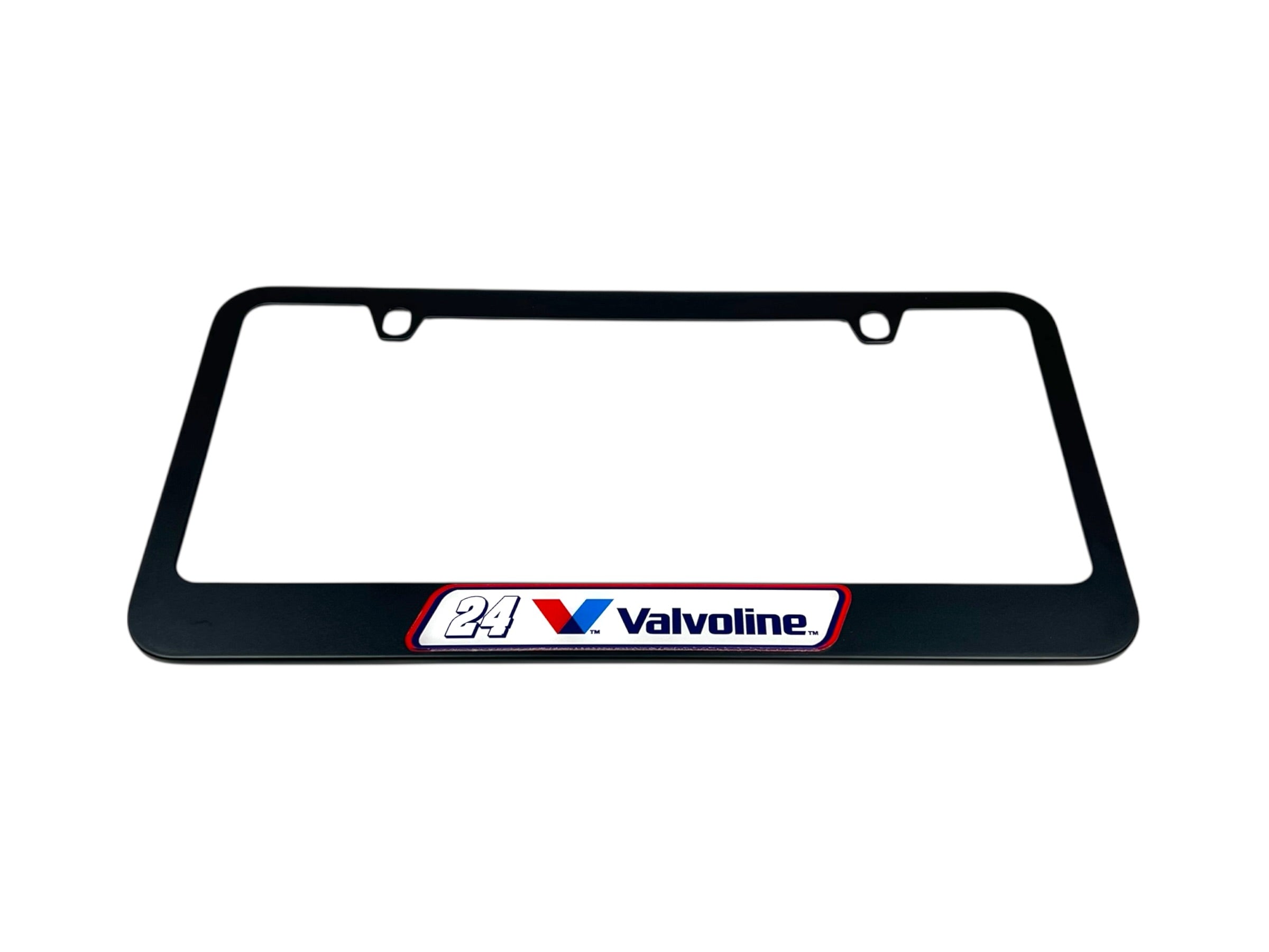 William Byron Valvoline # & Sponsor Black License Plate Frame