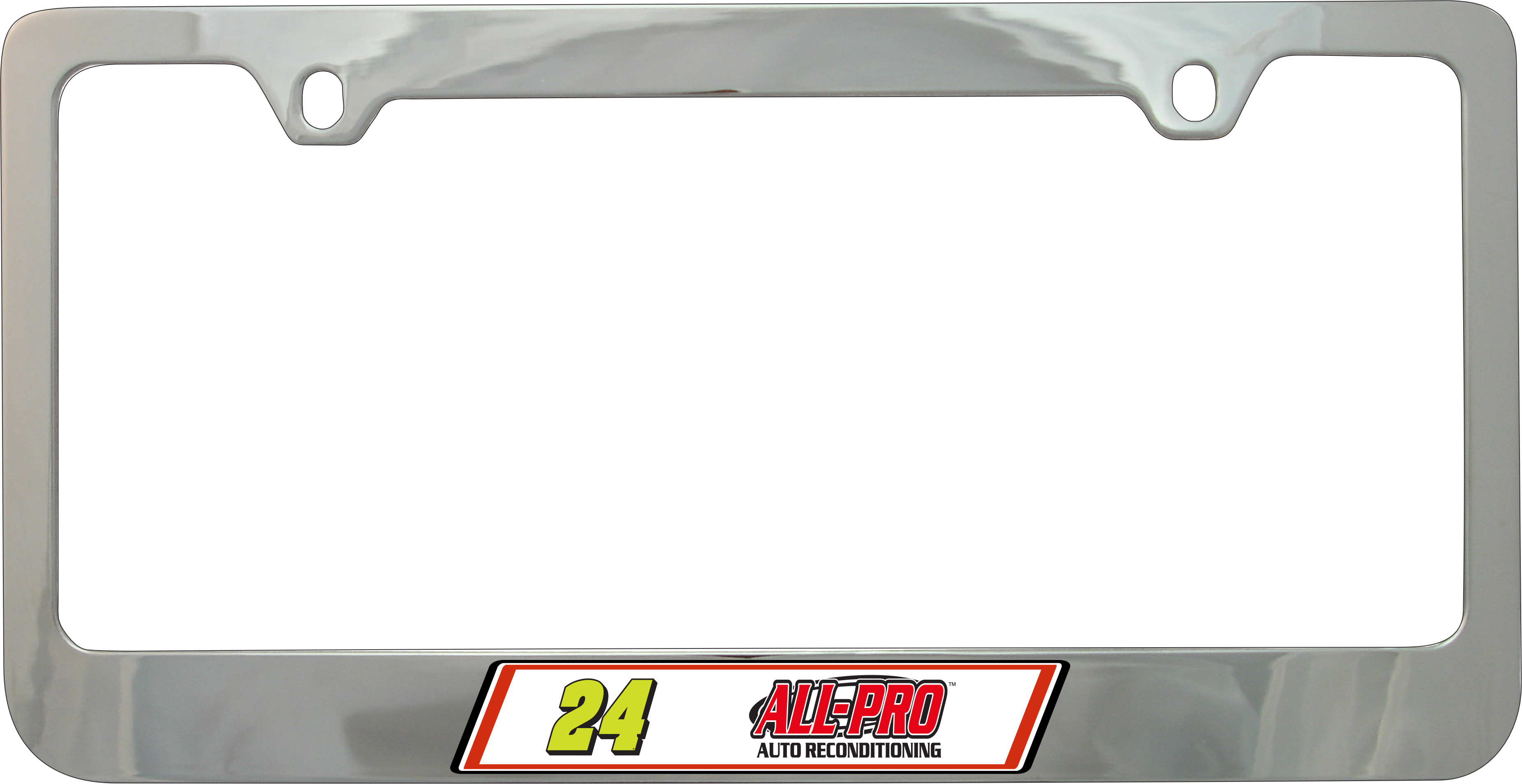 William Byron ALL-PRO # & Sponsor Chrome License Plate Frame