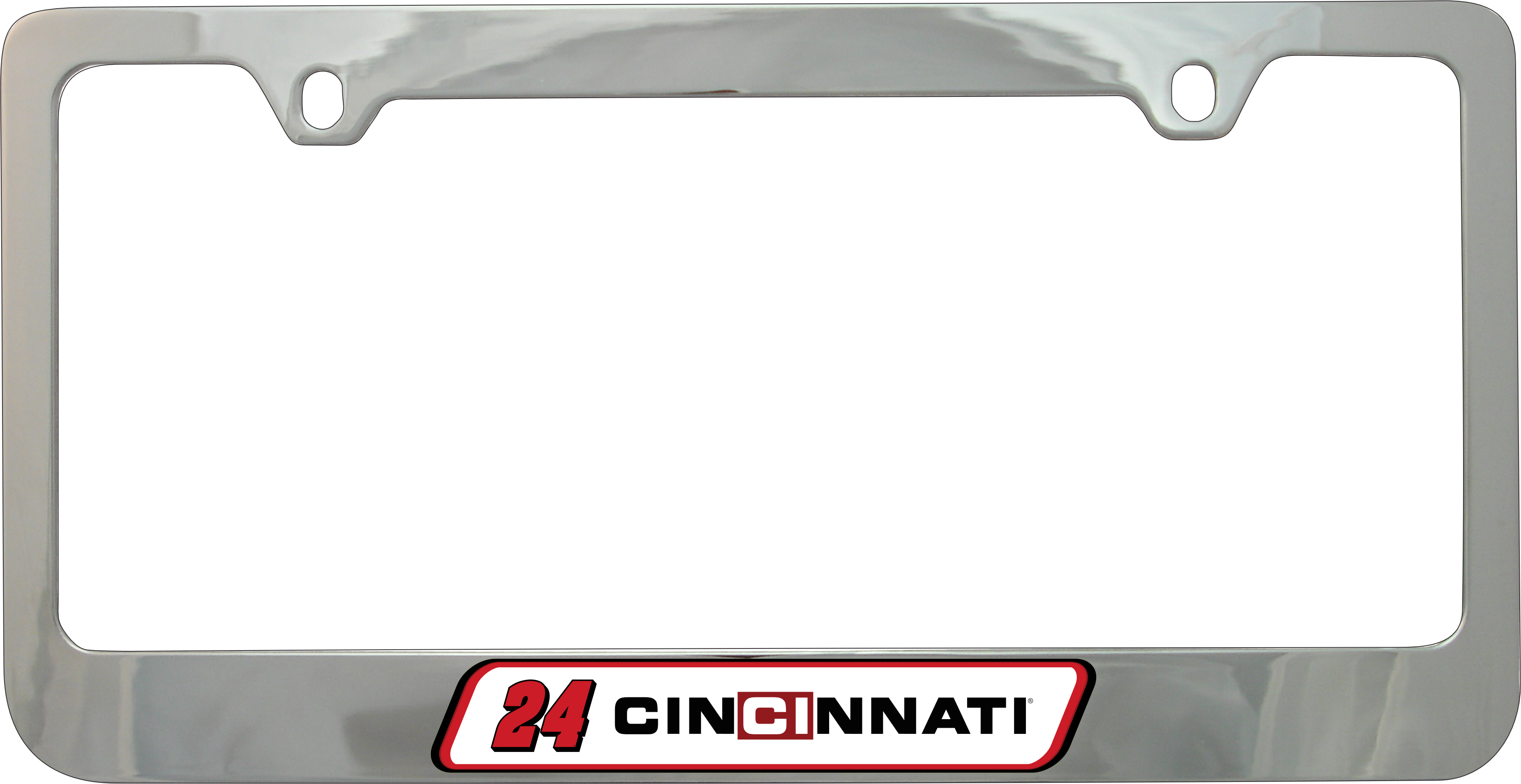 William Byron Cincinnati # & Sponsor Chrome License Plate Frame
