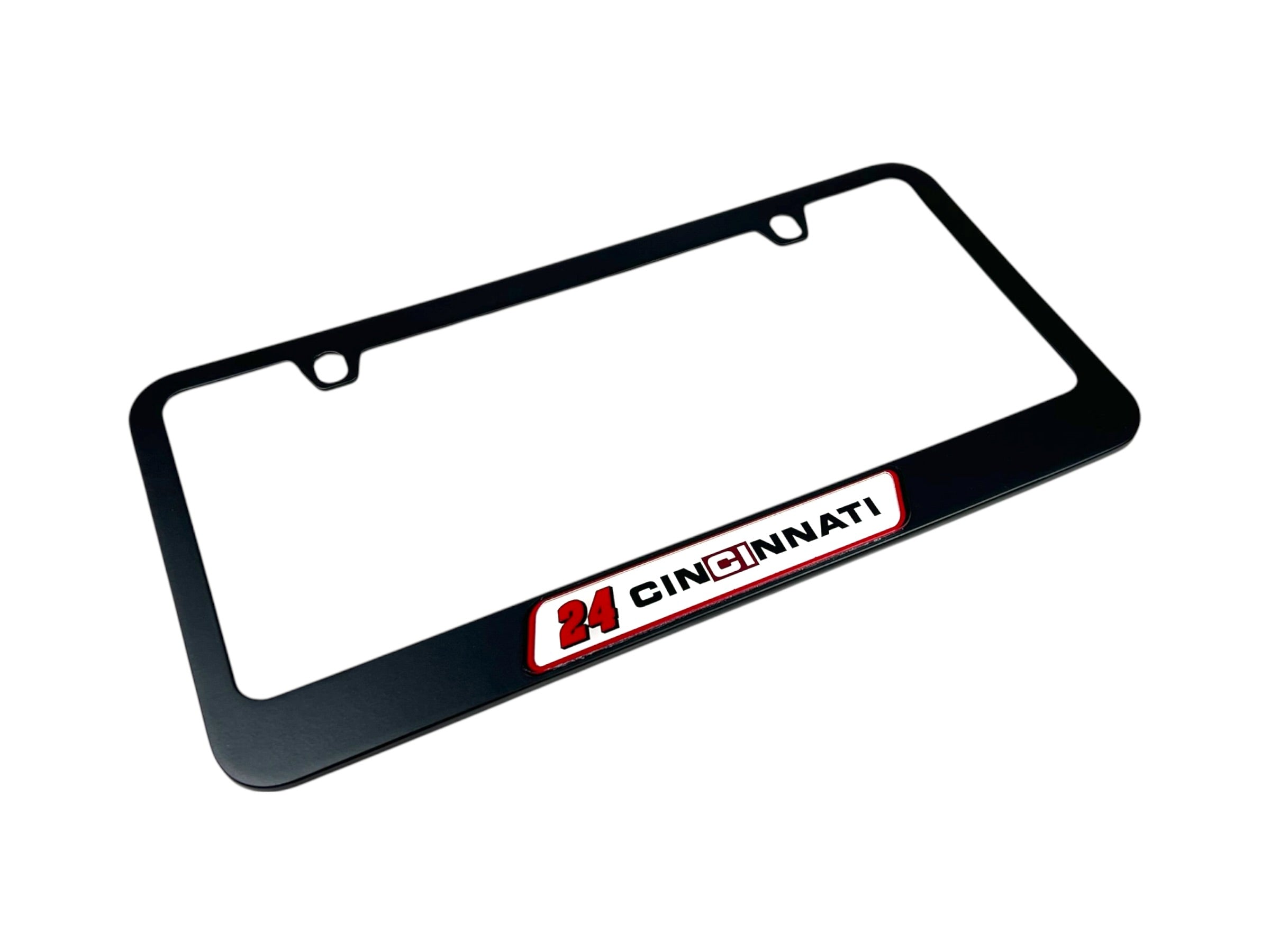 William Byron Cincinnati # & Sponsor Black License Plate Frame
