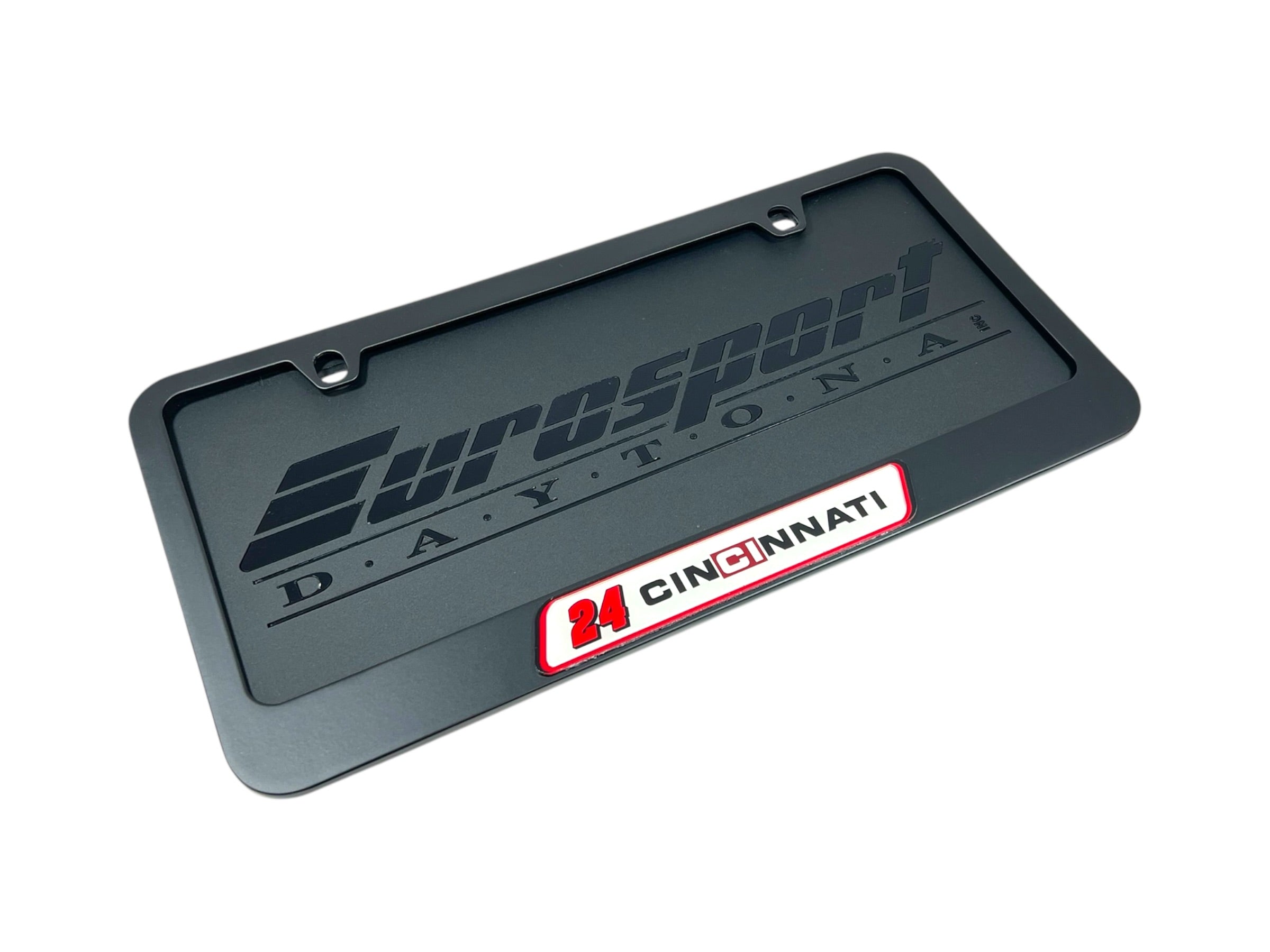 William Byron Cincinnati # & Sponsor Black License Plate Frame
