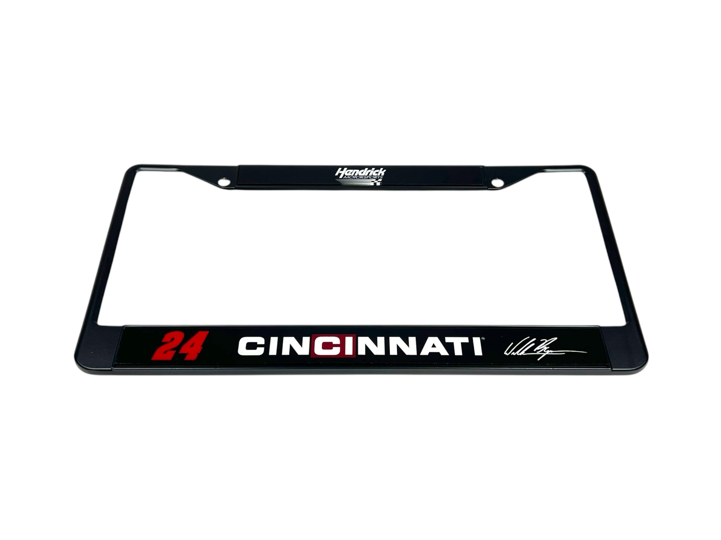 William Byron Cincinnati # & Sponsor Black License Plate Frame