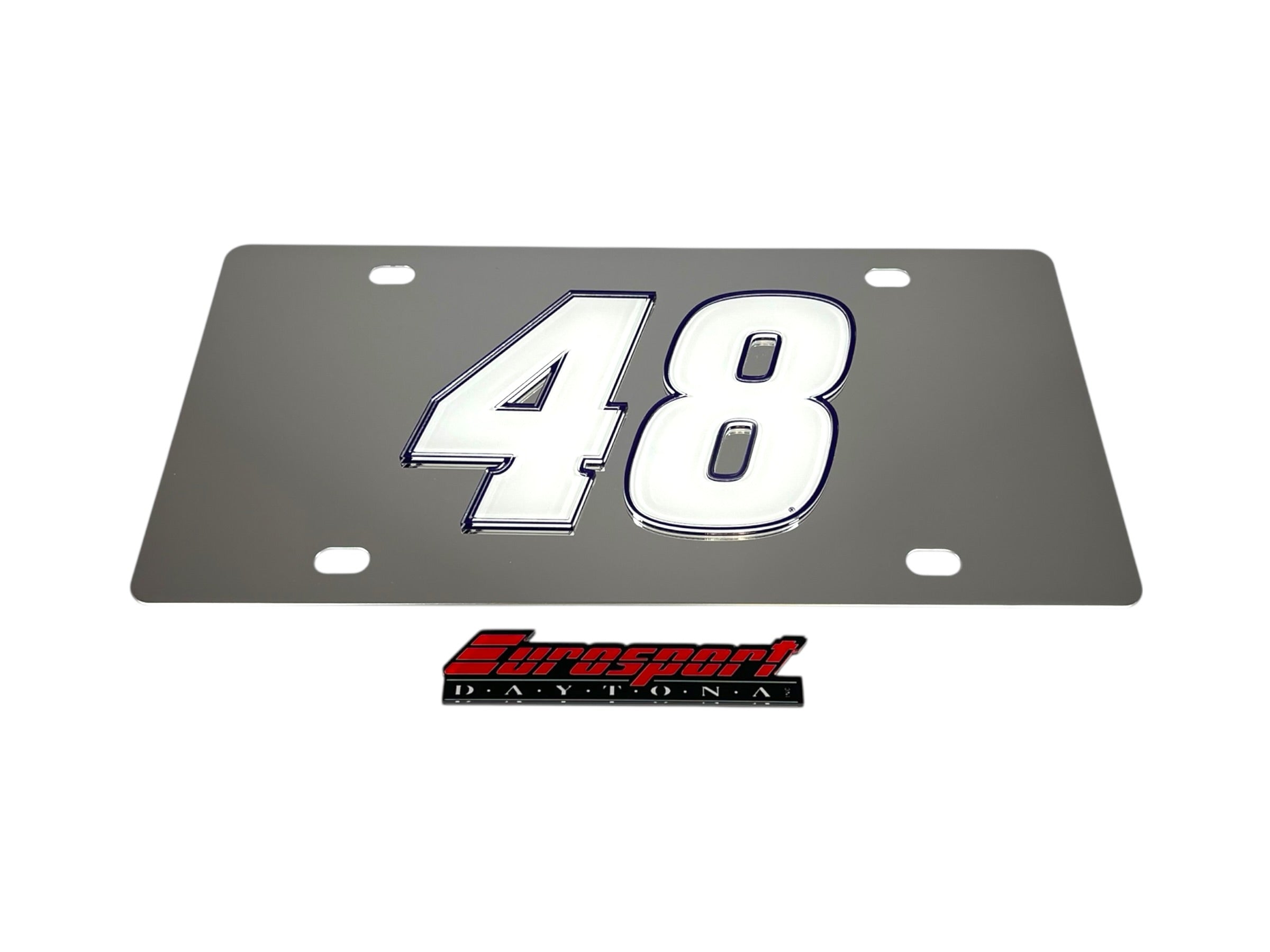 Alex Bowman Ally # Only Stainless Steel License Plate