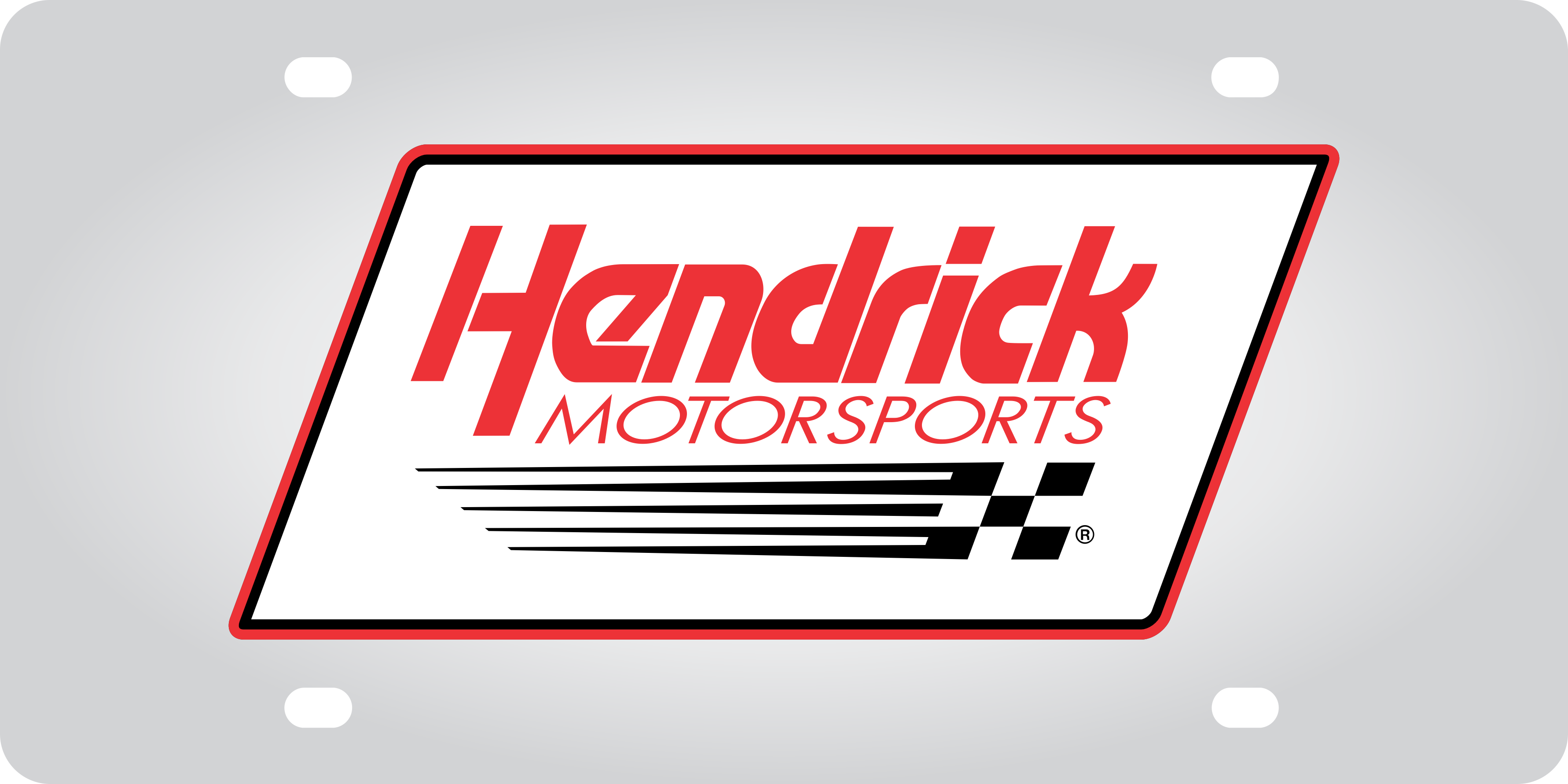 Hendrick Motorsports Stainless Steel License Plate