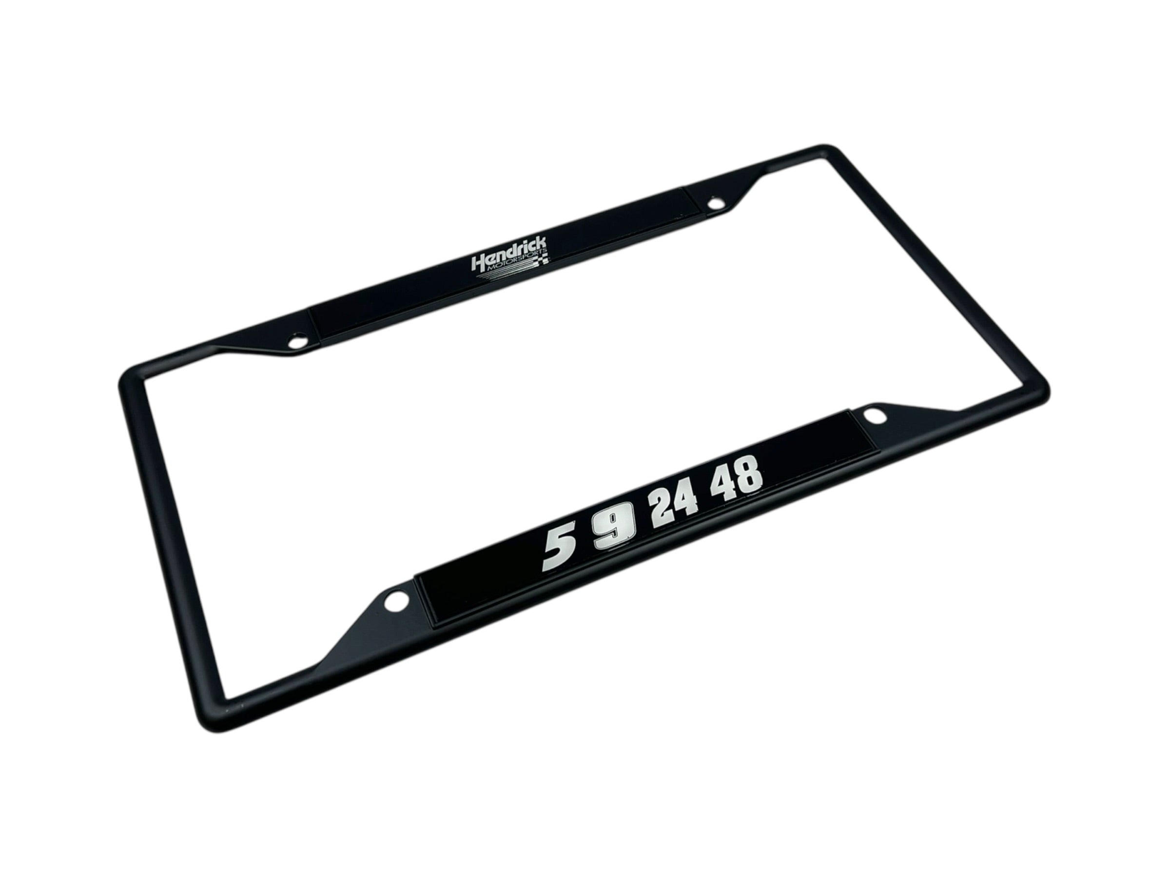 Hendrick Motorsports Team Numbers Black License Plate Frame