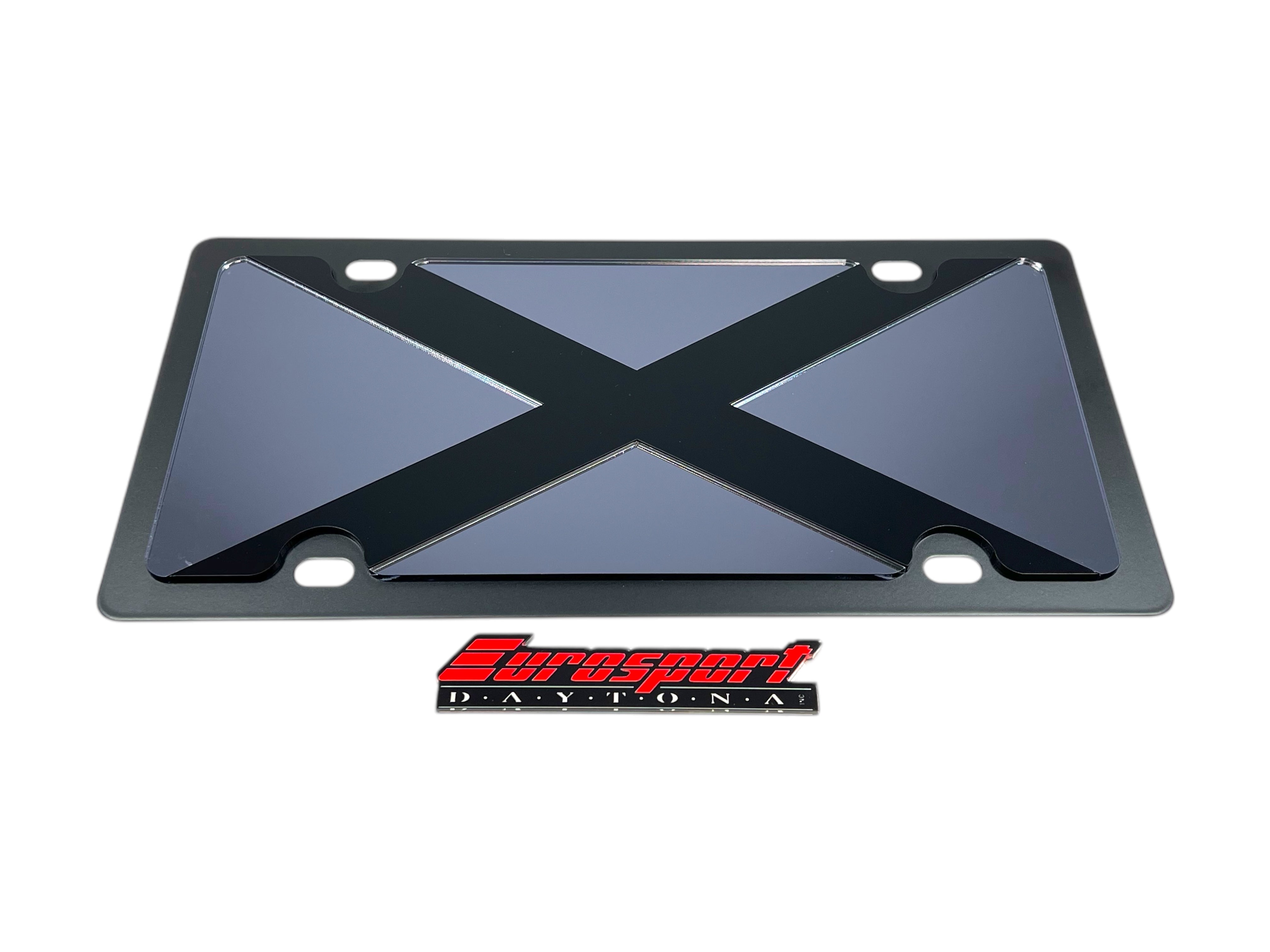 Alabama Blacked Out Carbon Steel License Plate
