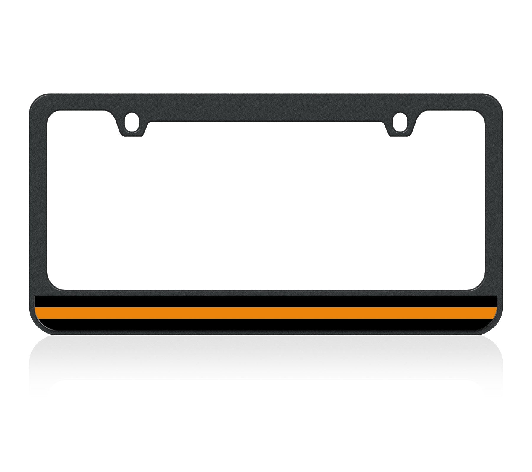 Thin Line Black License Plate Frame