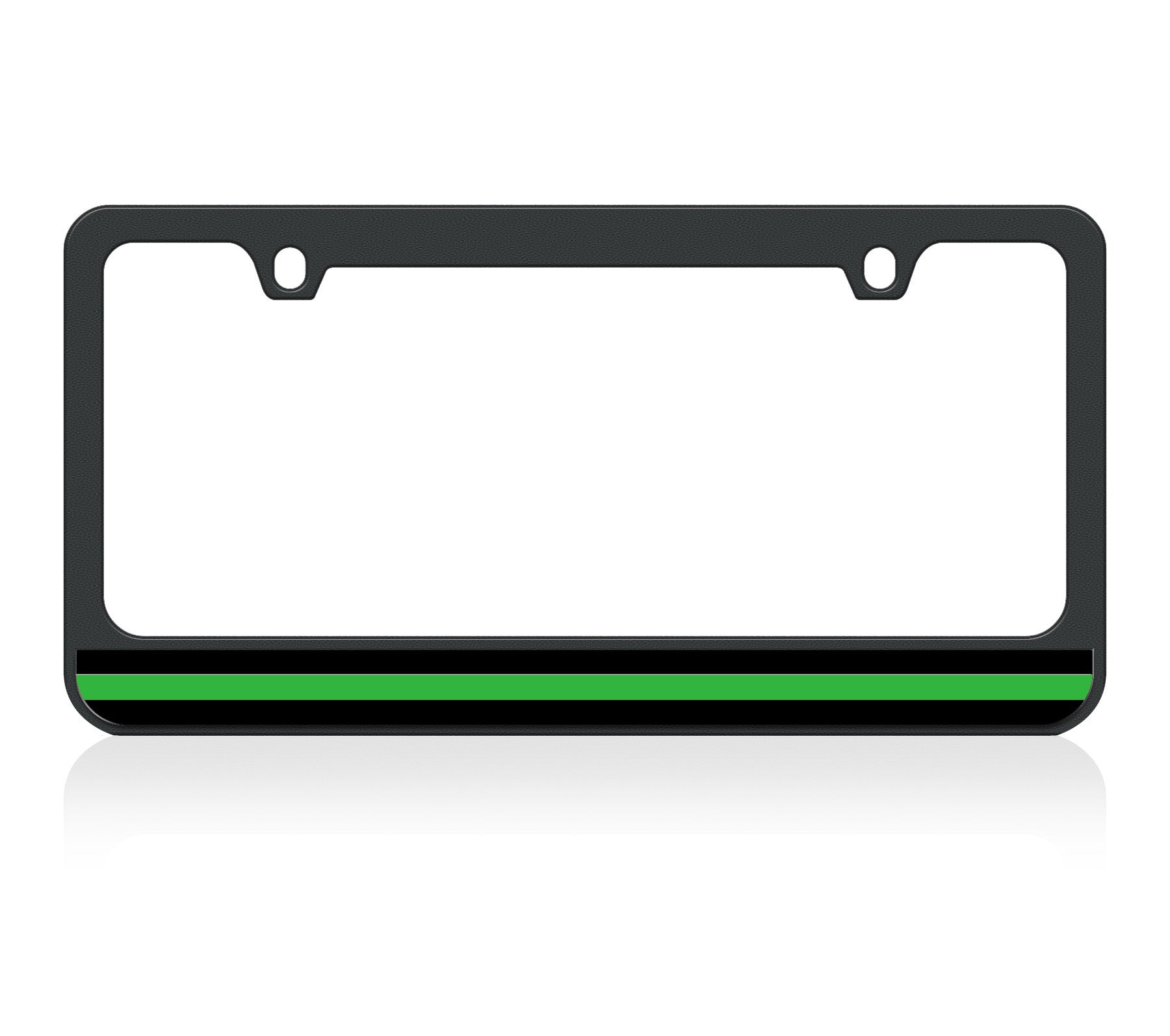 Thin Line Black License Plate Frame