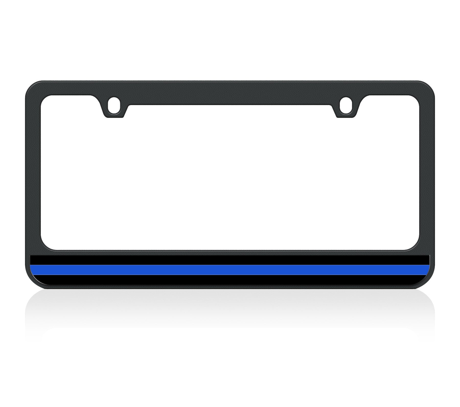 Thin Line Black License Plate Frame