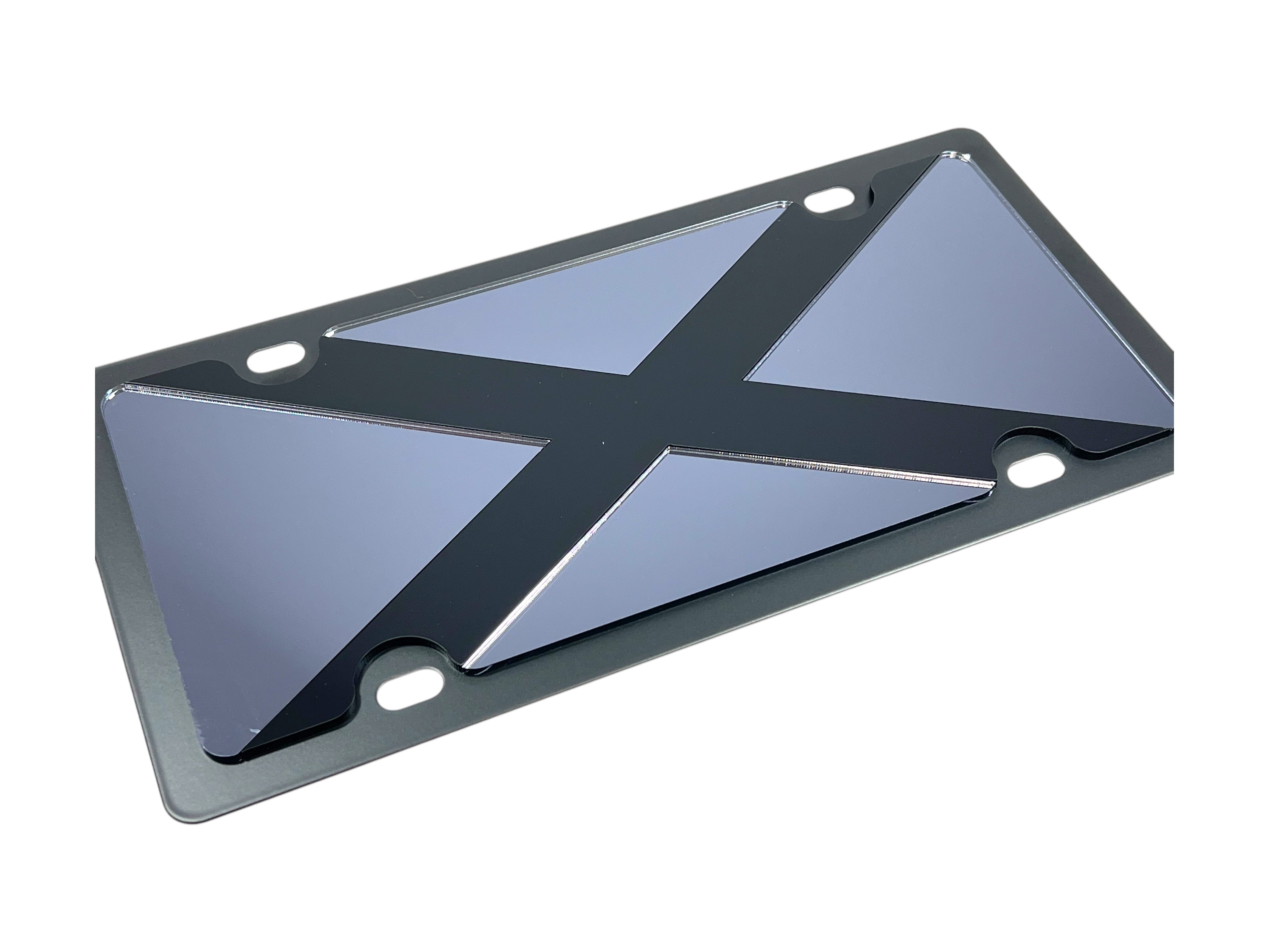 Alabama Blacked Out Carbon Steel License Plate