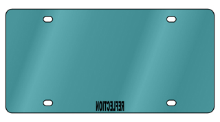 Acrylic License Plate Blank