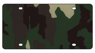 Acrylic License Plate Blank