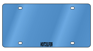 Acrylic License Plate Blank