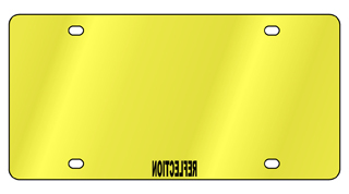 Acrylic License Plate Blank