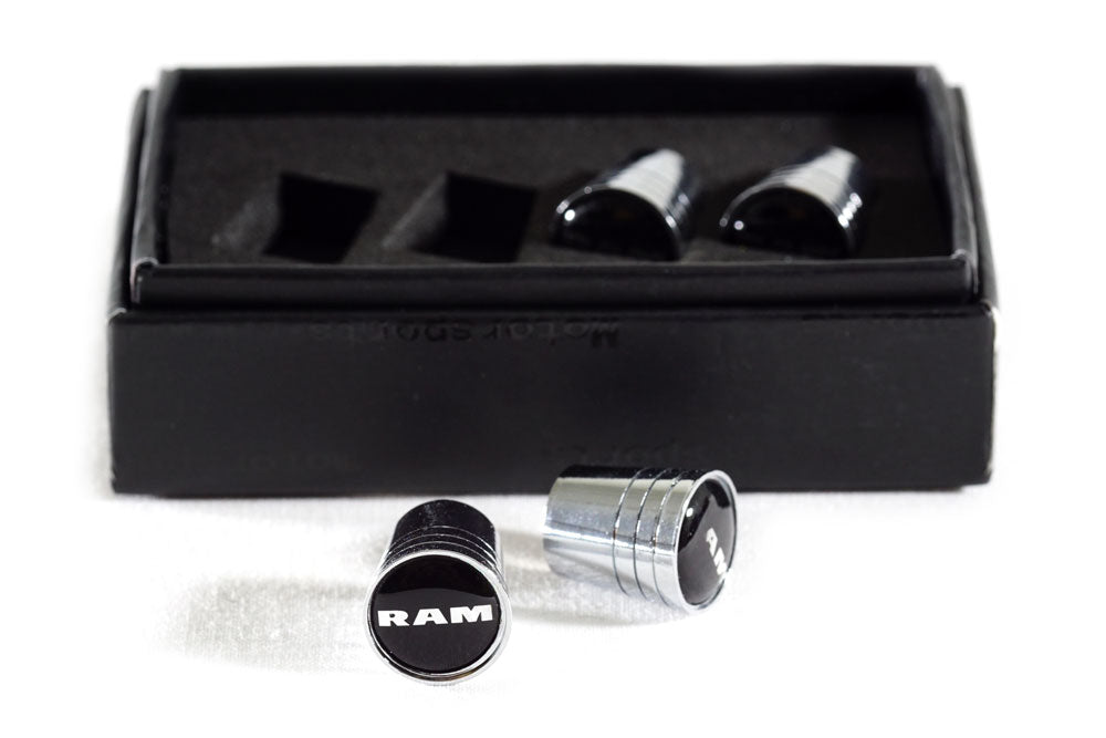 Ram Chrome Tapered Valve Stem Caps