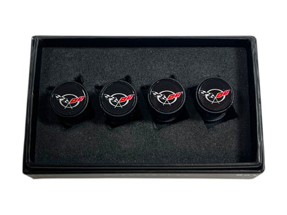 Chevrolet Corvette C5 Carbon Fiber Valve Stem Caps