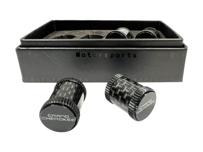 Jeep Grand Cherokee Carbon Fiber Valve Stem Caps