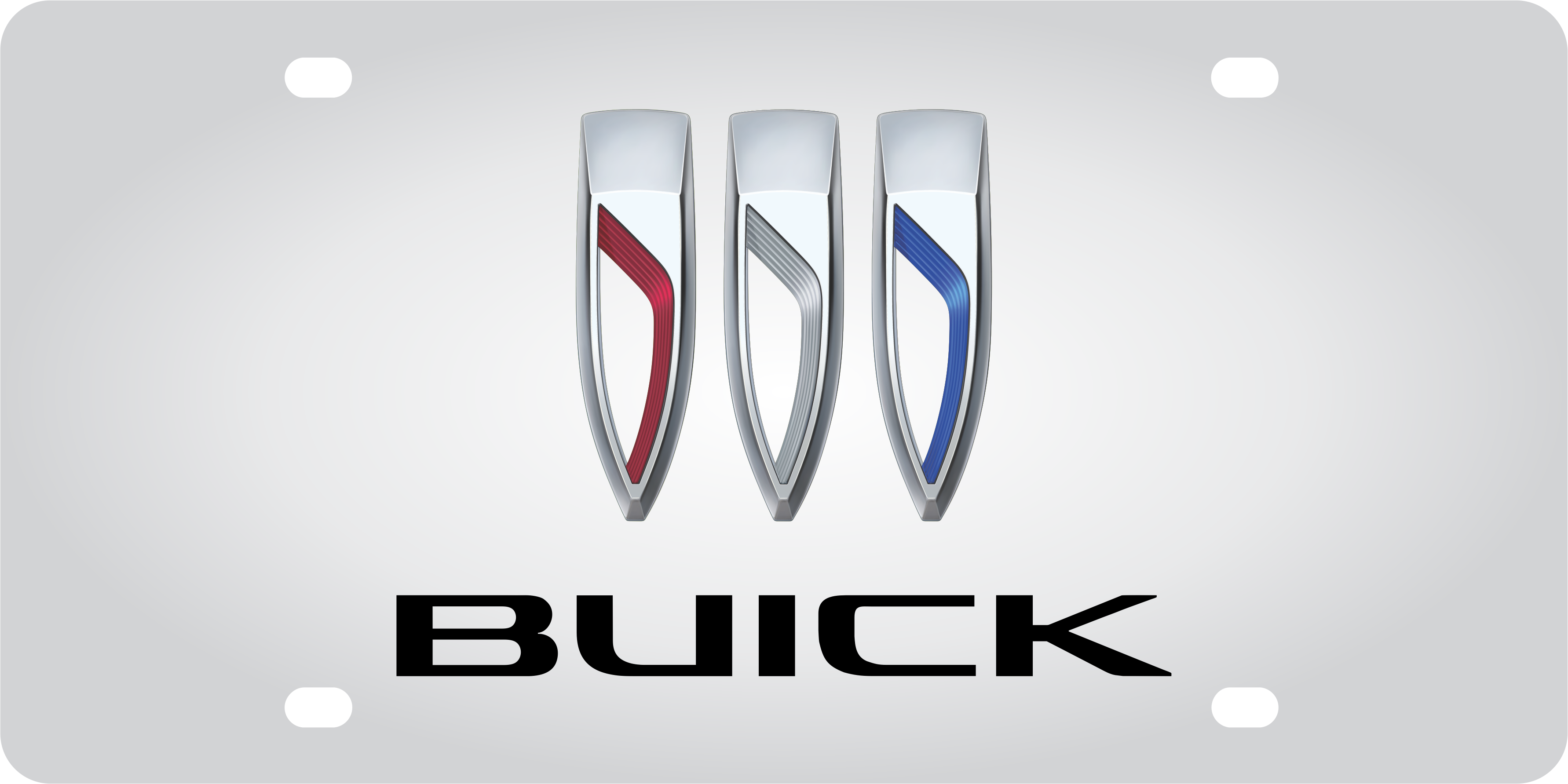 Buick Stainless Steel License Plate