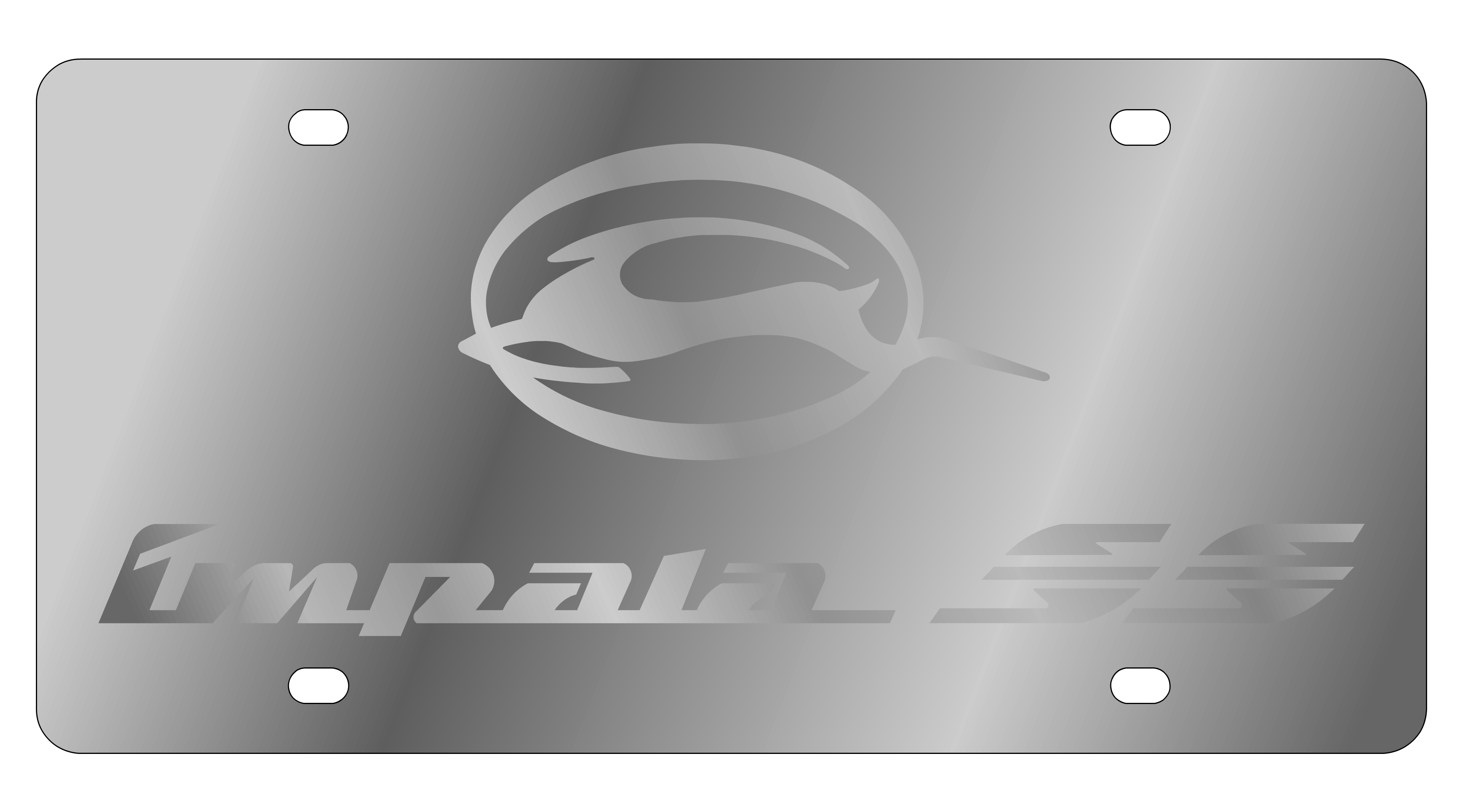 Chevrolet Impala SS Stainless Steel License Plate