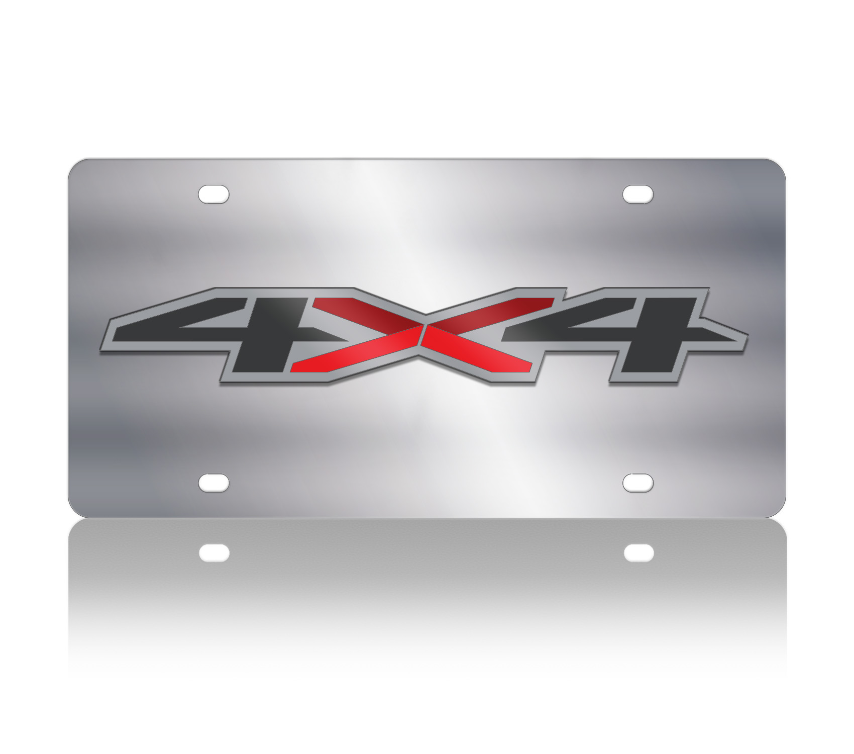 Chevrolet 4X4 Stainless Steel License Plate