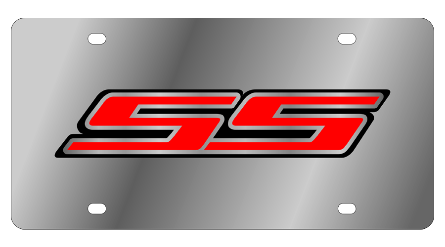 2010 Chevrolet Camaro SS Stainless Steel License Plate