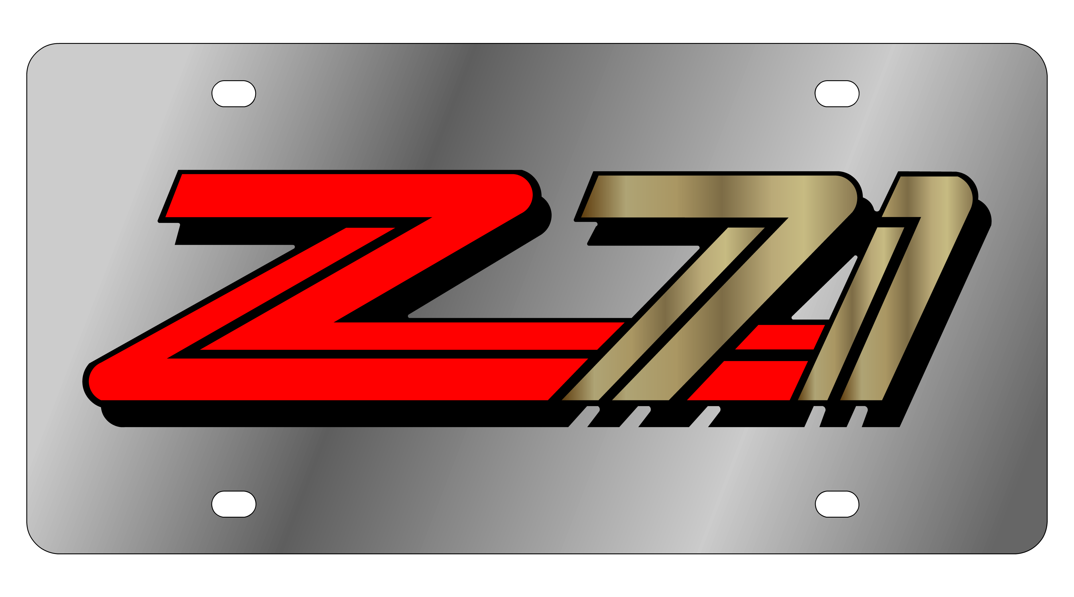 1990 Chevrolet Z71 Stainless Steel License Plate