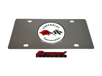 Classic Chevrolet Corvette Stainless Steel License Plate