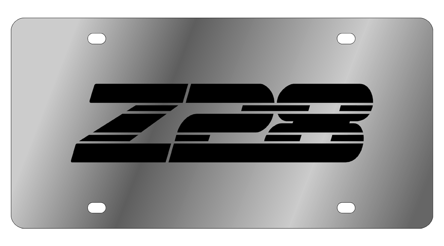 Chevrolet Camaro Z28 Stainless Steel License Plate