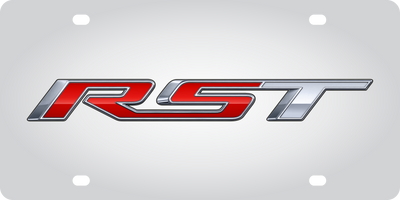 Chevrolet RST Stainless Steel License Plate