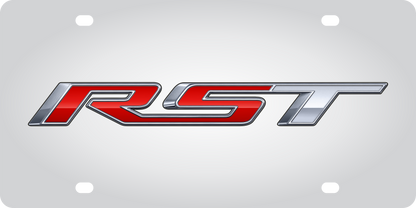 Chevrolet RST Stainless Steel License Plate