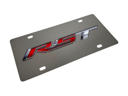 Chevrolet RST Stainless Steel License Plate