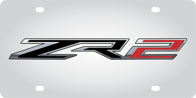 Chevrolet ZR2 Stainless Steel License Plate