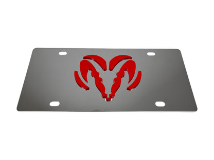 Dodge Ram Stainless Steel License Plate