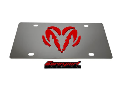Dodge Ram Stainless Steel License Plate
