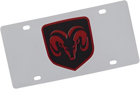 Dodge Ram Stainless Steel License Plate