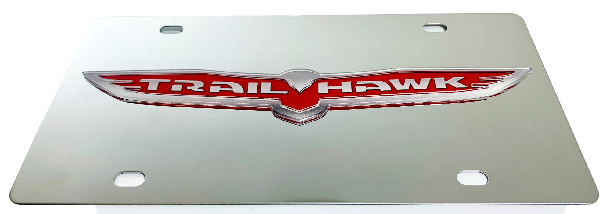 Jeep Trail Hawk Stainless Steel License Plate