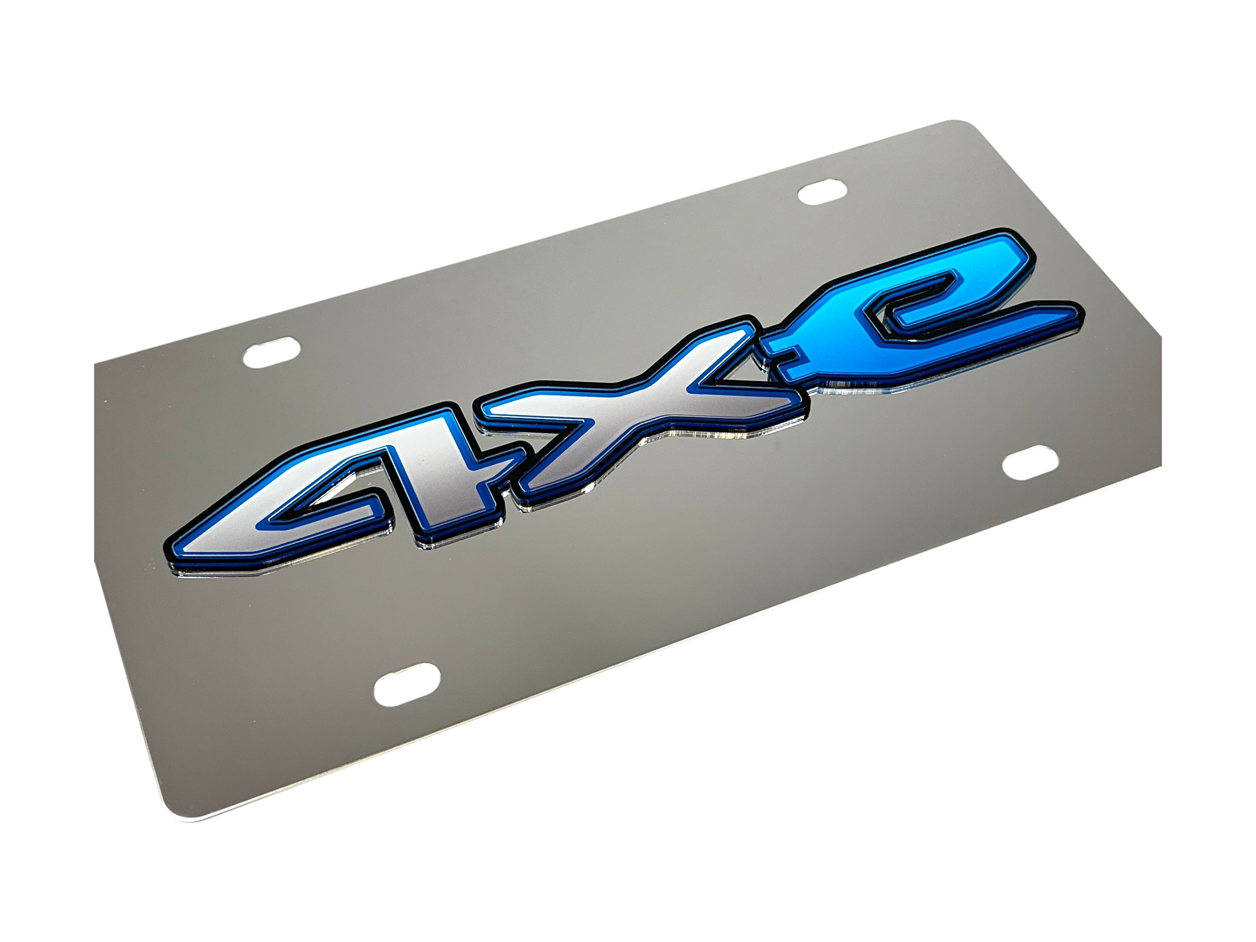 Jeep 4XE Stainless Steel License Plate