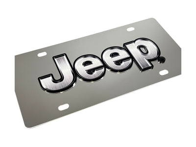 Jeep Stainless Steel License Plate
