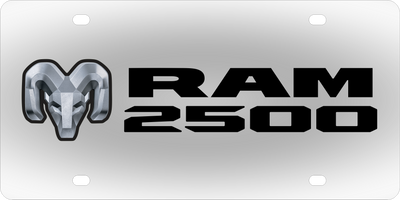 Ram 2500 Stainless Steel License Plate