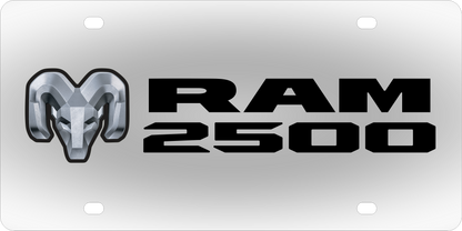 Ram 2500 Stainless Steel License Plate