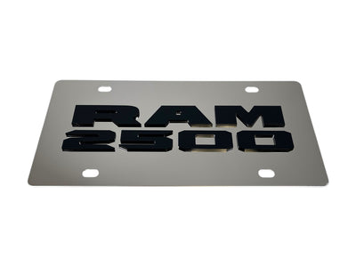 Ram 2500 Stainless Steel License Plate