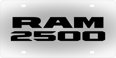 Ram 2500 Stainless Steel License Plate