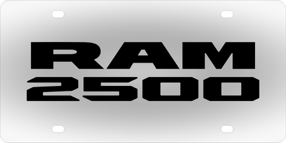 Ram 2500 Stainless Steel License Plate