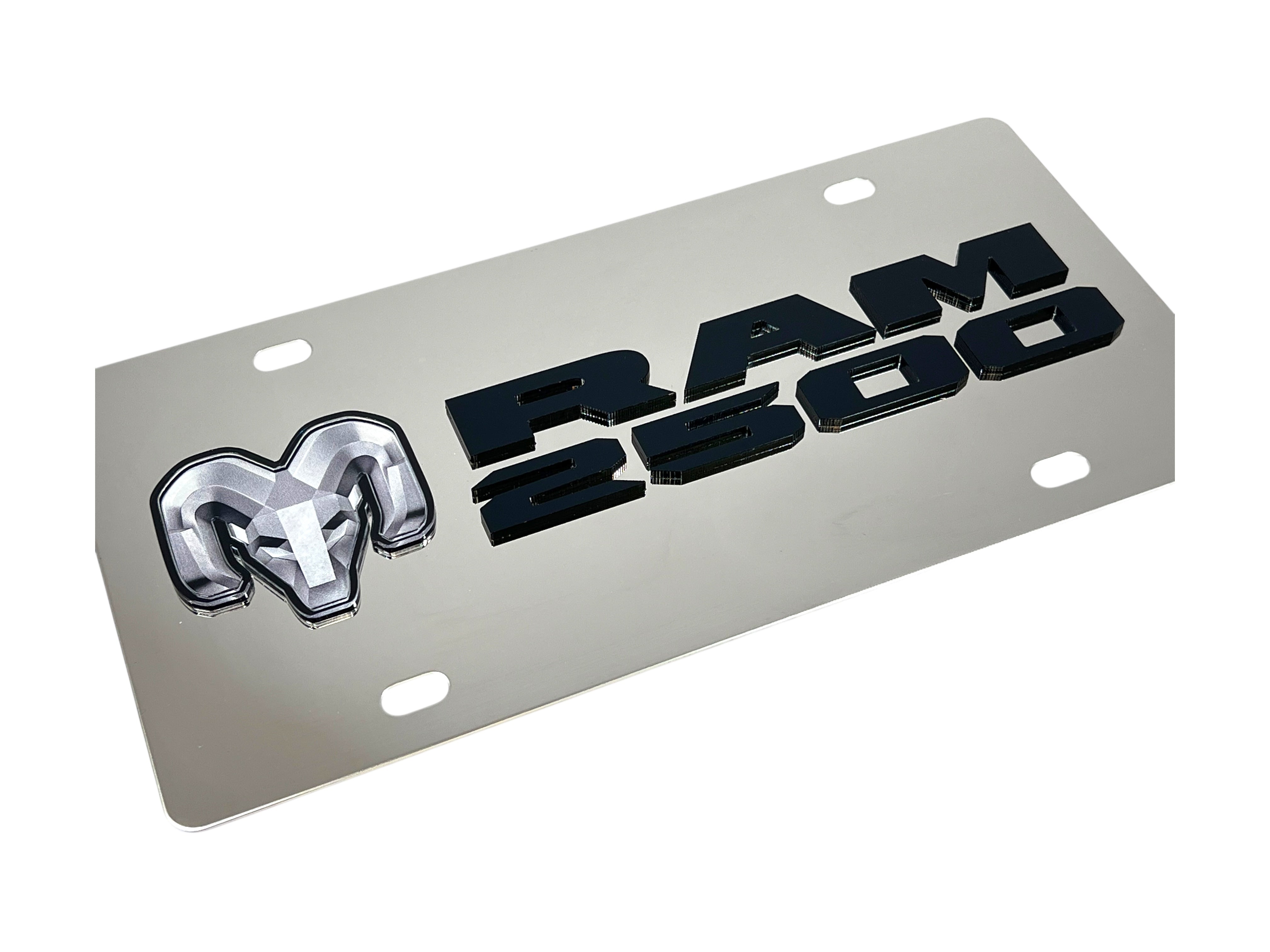 Ram 2500 Stainless Steel License Plate