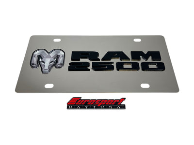 Ram 2500 Stainless Steel License Plate