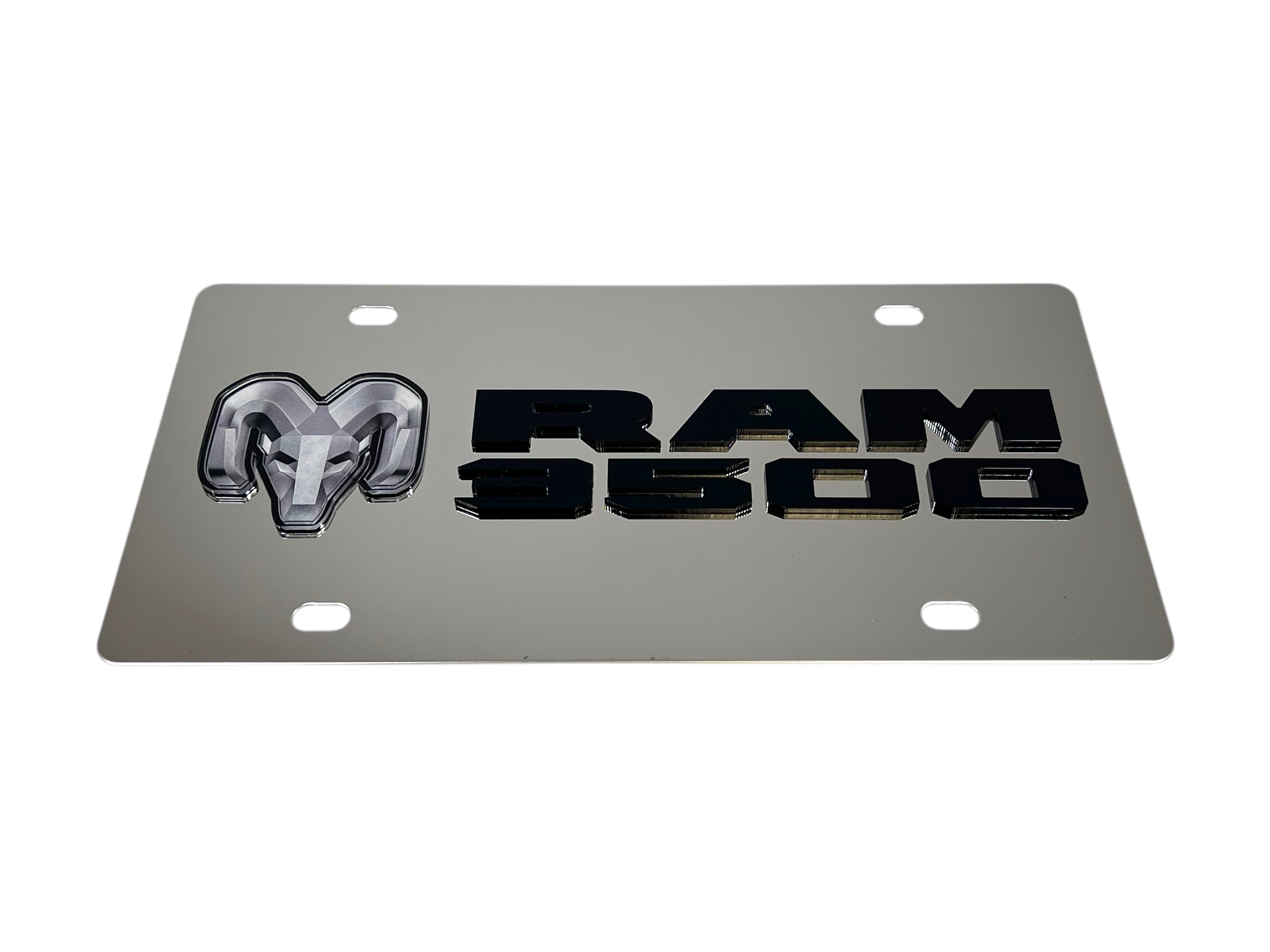 Ram 3500 Stainless Steel License Plate