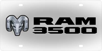Ram 3500 Stainless Steel License Plate